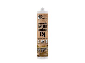Den Braven konstrukční lepidlo D4 - 300 ml transparentní, kartuše _50911RL