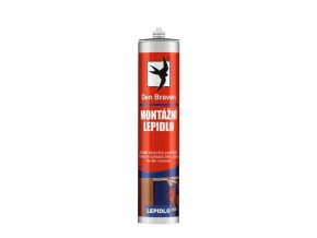 Den Braven Montážní lepidlo - 280 ml bílá, kartuše _50408RL