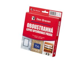 Den Braven Oboustranně lepicí upevňovací páska v krabičce - 25 x 2 mm x 5 m bílá _B5332RL