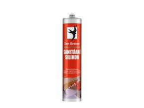 Den Braven Sanitární silikon - 280 ml černá, kartuše _30215RL