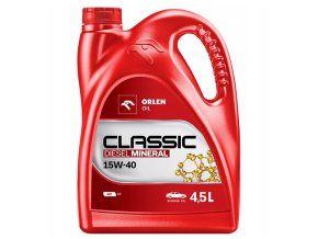 Orlen Classic Diesel Mineral 15W-40 - 4,5 L motorový olej