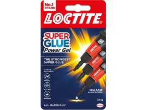 Loctite Super Bond Power Gel Mini Trio - 3 x 1g