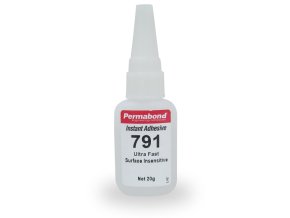 Permabond 791 - 20 g kyanoakrylátové lepidlo, nízká viskozita