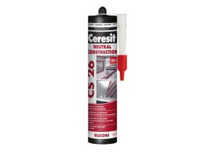 Ceresit CS 26 Neutral - 300 ml neutrální silikon pro lepení zrcadel