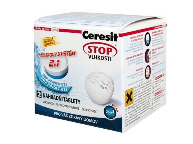 Ceresit Stop Vlhkosti PEARL - tablety 2v1 2x300 g neutrálne