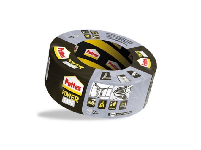 Pattex Power Tape stříbrná - 50 m