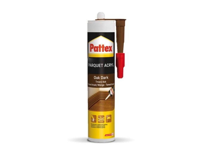 Pattex Parket tmavý dub - 310 ml parketový tmel