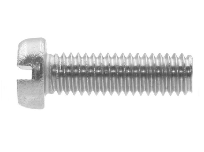 Skrutka valcová hlava - drážka DIN 84 M2,5x14 nerez A2