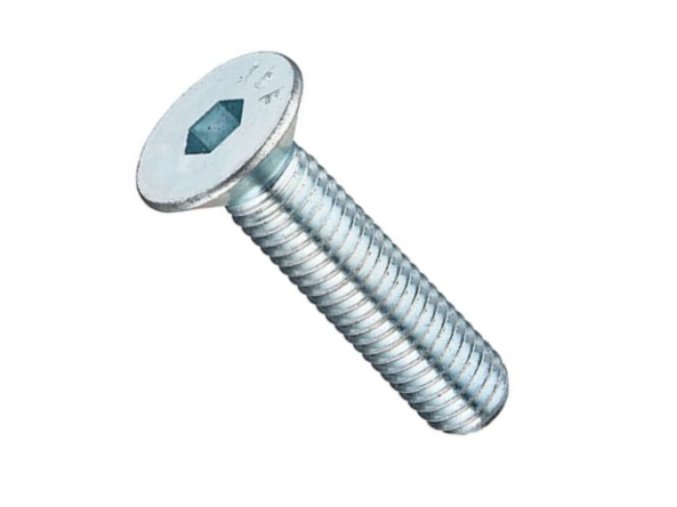 Skrutka zápustná inbus DIN 7991 M16x55-10.9 pozink