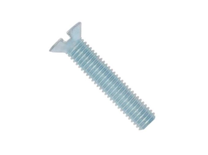 Skrutka zápustná s drážkou DIN 963 M6x80 pozink