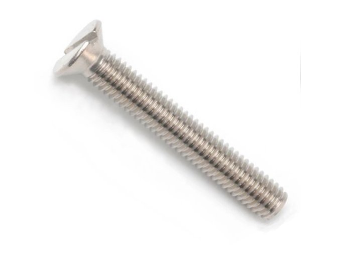 Skrutka zápustná s drážkou DIN 963 M1,6x4 nerez A2