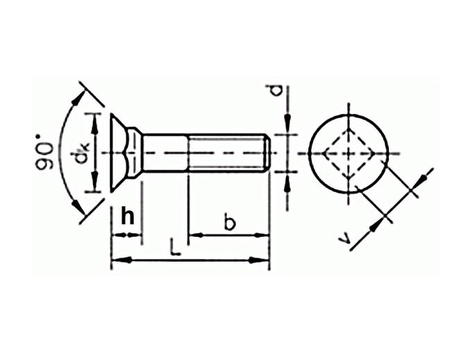 Skrutka pluhová DIN 608 M10x50-4.6