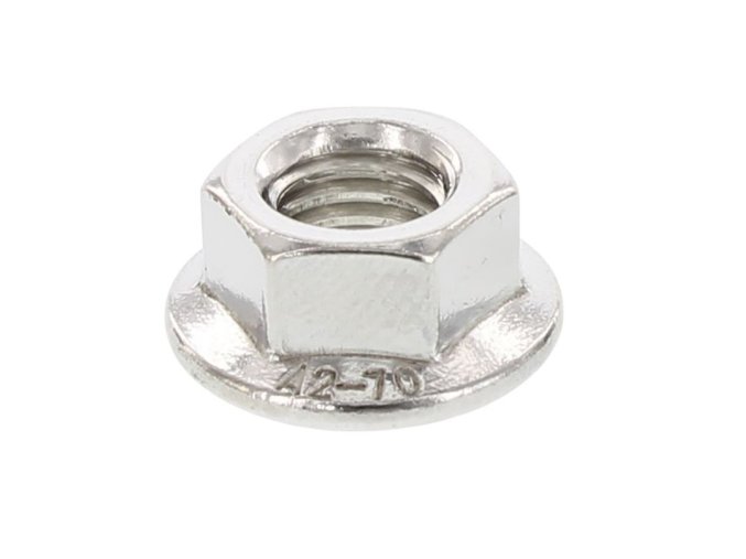 Matica s golierom DIN 6923 M10 nerez A2