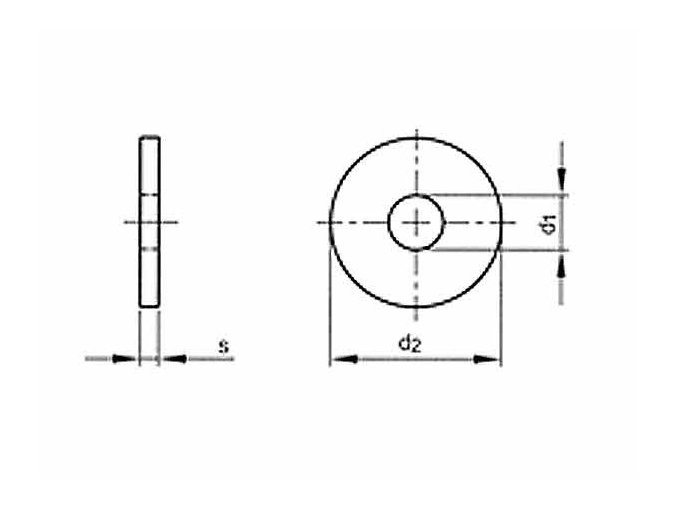 Podložka karosárska 8,4x30x1,5 pozink