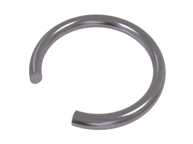 Poistný krúžok drôtený do diery DIN 7993B 12 mm