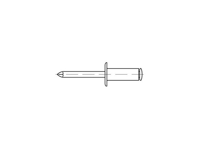 Trhací nit AL/AL 3,2x8
