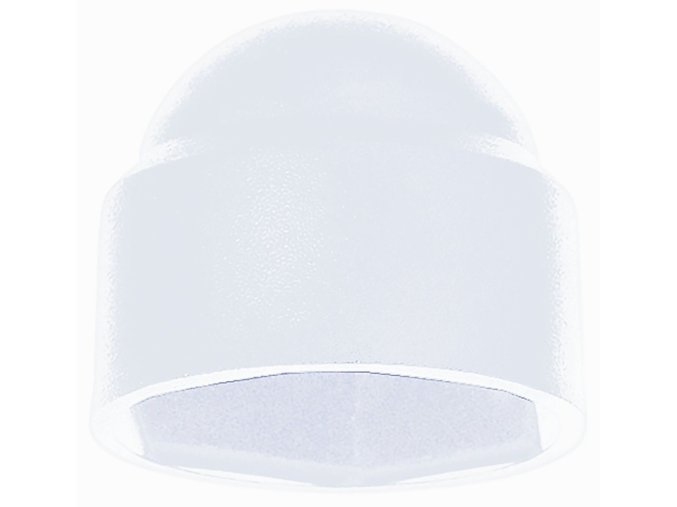 Krytka klobúková pre šesťhran M6 PVC biela s=10 mm