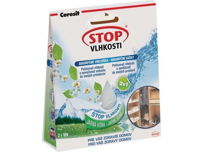 Ceresit Stop Vlhkosti - absorpčné vrecká 2 x 50 g energické ovocie