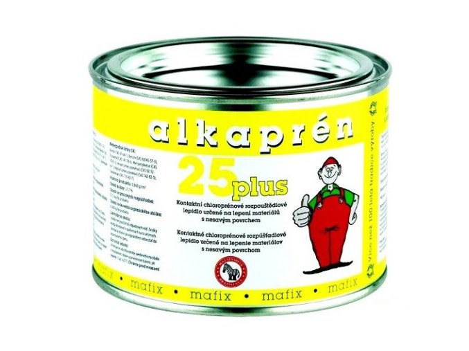 Alkaprén 25 Plus - 500 ml lepidlo pro nesavé povrchy
