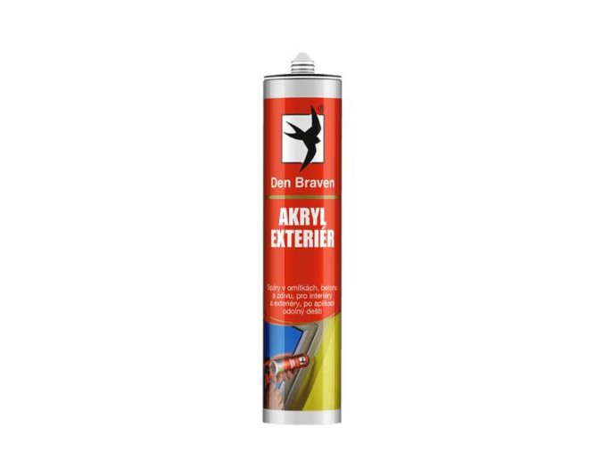 Den Braven Akryl Exteriér - 280 ml šedá, kartuše _201031RL