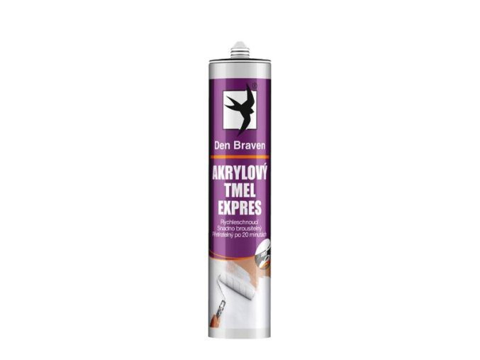Den Braven Akrylový tmel EXPRES - 280 ml bílá, kartuše _20102EXP