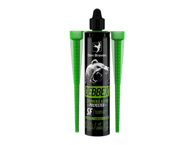 Debbex Chemická kotva POLYESTER SF bez styrenu - 300 ml šedá, kartuše _74014BD