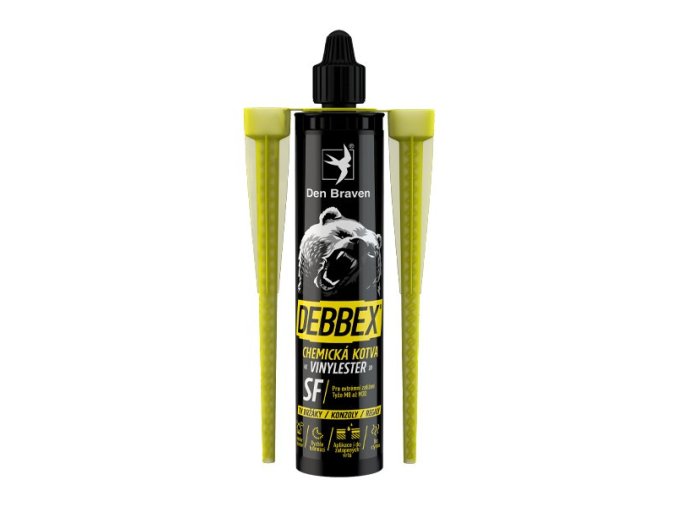 Debbex Chemická kotva VINYLESTER SF - 300 ml tmavě šedá, kartuše _74016BD