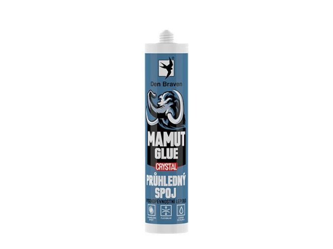 Den Braven Mamut Glue Crystal - 290 ml transparentní, kartuše