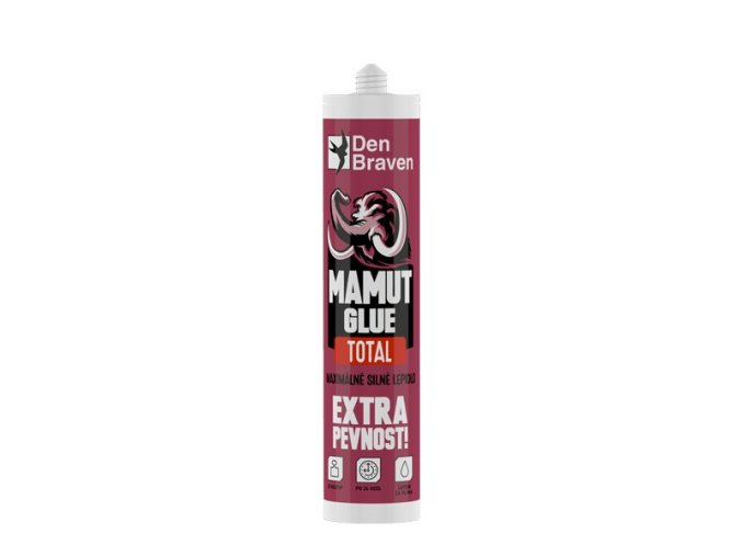 Den Braven Mamut Glue Total - 290 ml bílá, kartuše