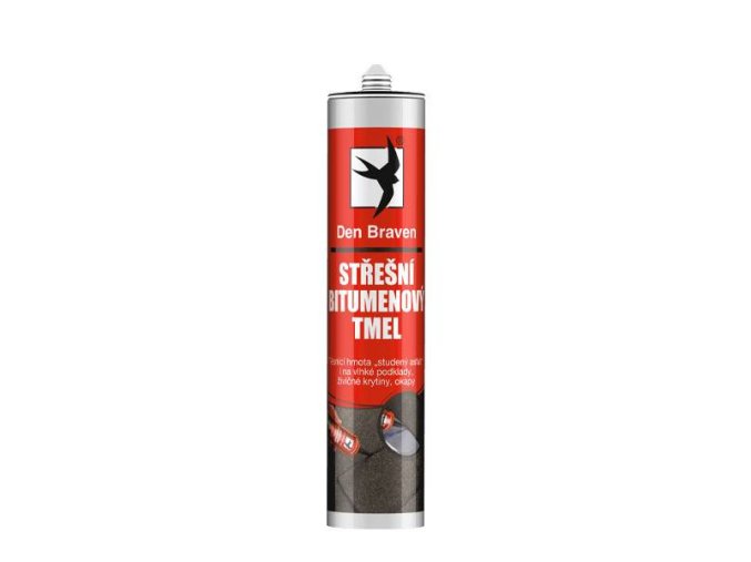 Den Braven Střešní bitumenový tmel - 310 ml černá, kartuše _10205RL