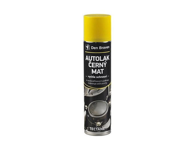 Tectane Autolak čierny mat - 400 ml čierna, sprej