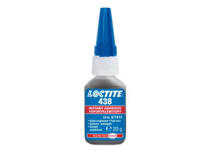 Loctite 438 - 20 g sekundové lepidlo čierne