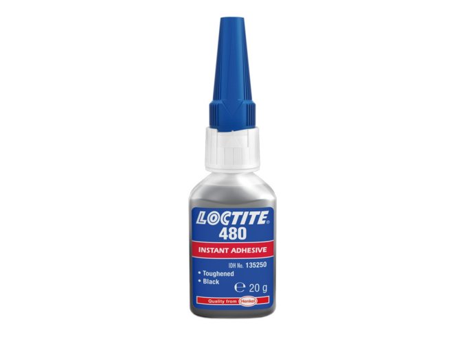 Loctite 480 - 20 g sekundové lepidlo čierne