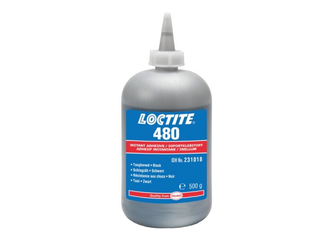 Loctite 480 - 500 g sekundové lepidlo čierne