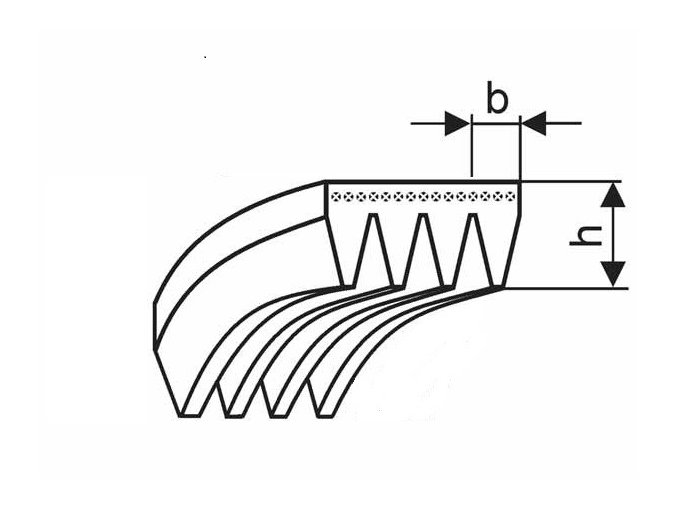 Remeň viacklinový 4 PJ 356 (140-J) optibelt RB