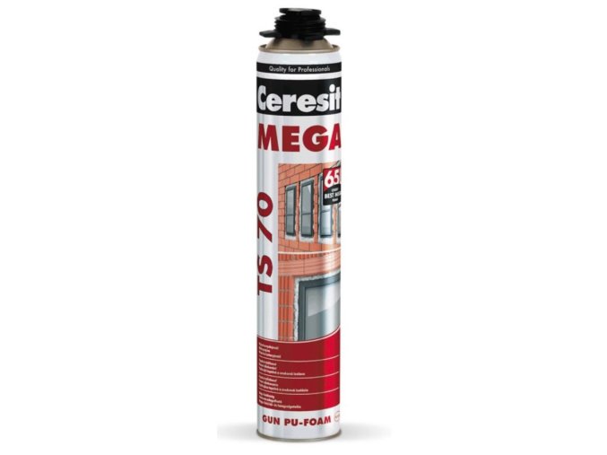 Ceresit TS 70 - 870 ml PU pěna mega pistolová