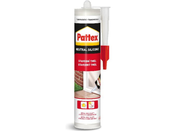 Pattex Stavební tmel - 280 ml transparentní