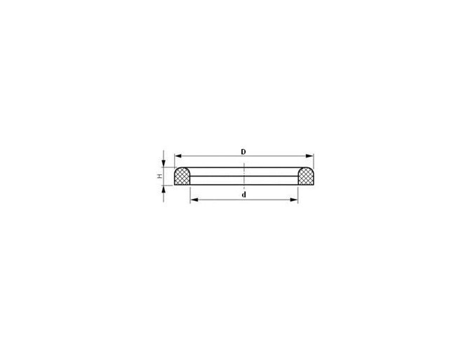 D-krúžok DN 20 EPDM 23x33x4,5