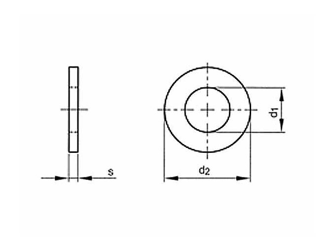 Tesniaci krúžok FIBR 6x12x2