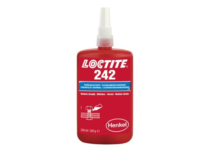 Loctite 242 - 250 ml zaisťovač závitov, stredná pevnosť