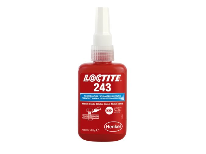 Loctite 243 - 50 ml zaisťovač závitov, stredná pevnosť