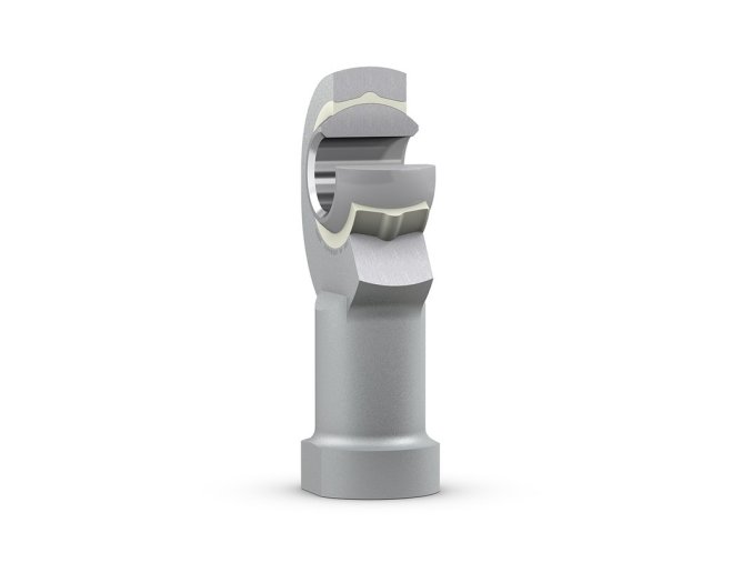 SKF SIKB 5 F kĺbová hlavica, vnútorný pravý závit, oceľ/PTFE FRP
