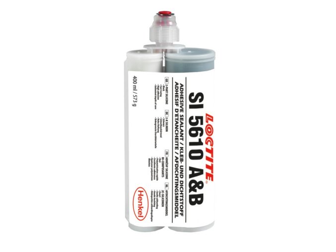 Loctite SI 5610 - 400 ml sivý dvojzložkový silikón rýchle vytvrdnutie