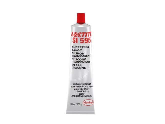 Loctite SI 595 - 100 ml čiré silikonové lepidlo SuperFlex