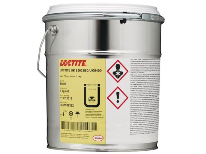 Loctite UK 8303 B60/UK 5400 - 9 kg polyuretánové lepidlo Macroplast