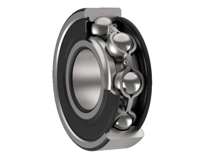 EZO SS 6702-2RS (S 61702-2RS) nerezové guličkové ložisko