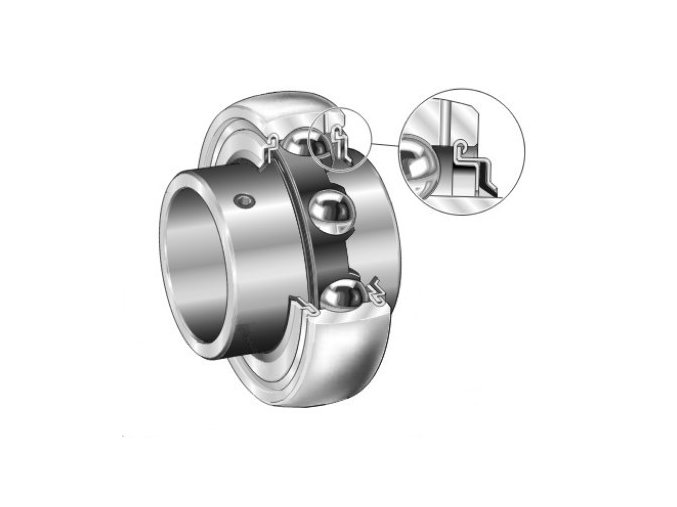 INA GYE 17-KRR-B upínacie ložisko