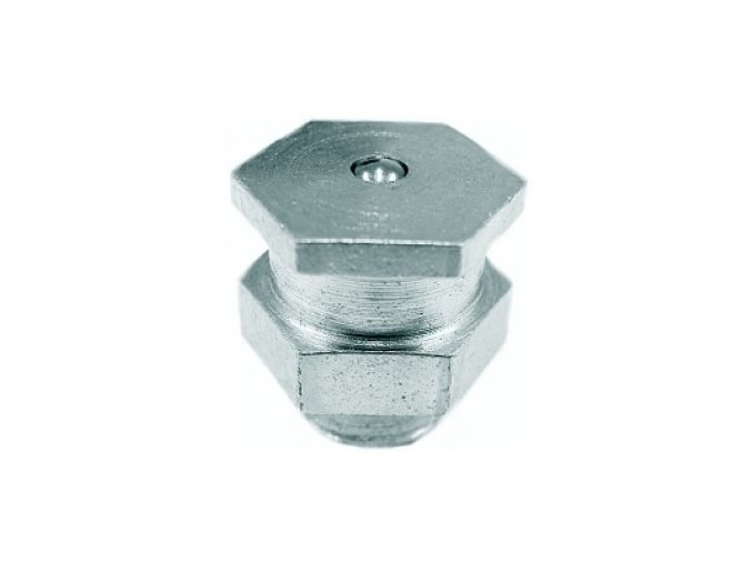 Nerezová mazacia hlavica plochá T1B M8x1 d=16 mm s=14 mm, LUKO M01147030