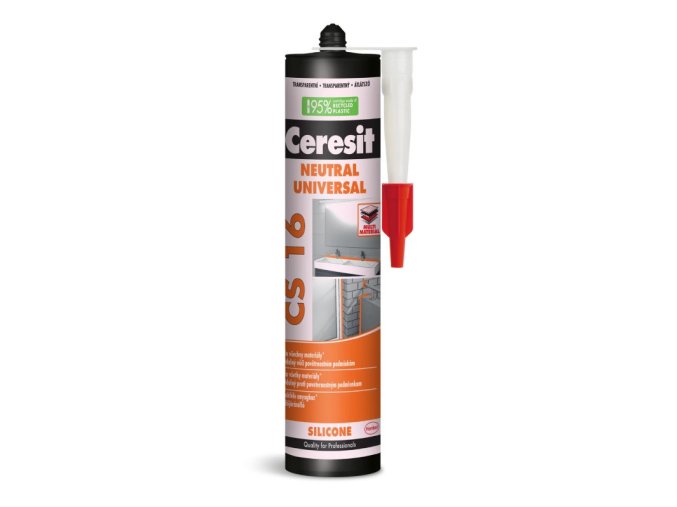 Ceresit CS 16 Neutral - 280 ml neutrální silikon transparentní