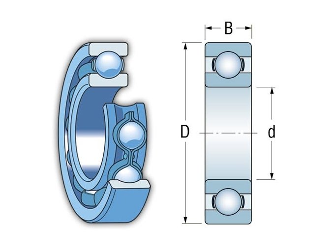 KINEX 6314 C3 guličkové ložisko